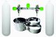BTS Standard 12 Litre 232 Bar M26 Steel Cylinder Twin Set with Isolation Manifold & Bands S16816648