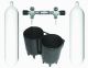 BTS 8 Litre 300 Bar DIN Steel Cylinder Twin Set with Boot & None Isolating Manifold S16816642