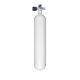 BTS 3 Litre 232 Bar Standard Steel Cylinder with Left Handed DIN Valve & Blanking Plug S16716689
