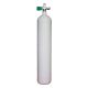 BTS 8.5 Litre 232 Bar Flat Bottom Steel Cylinder with Left Handed M26 Valve & Blanking Plug S16116609