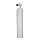 BTS 8.5 Litre 232 Bar Flat Bottom Steel Cylinder with Left Handed DIN Valve & Blanking Plug S16116603