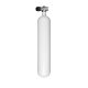 BTS 3 Litre 232 Bar White Standard Steel Cylinder with Rebreather Valve S16716622