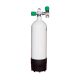 BTS 5 Litre 232 Bar Steel Cylinder with M26 Valve & 2nd Outlet & Boot S16816621