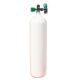 BTS 12 Litre 232 Bar Flat Bottom Cylinder with M26 Valve & 2nd Outlet S16816695