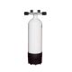 BTS 5 Litre 232 Bar Steel Cylinder with Twin Oullet DIN Valve & Boot S16116610