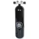 BTS 12 Litre 232 Bar Black Flat Bottom Cylinder with Twin Outlet DIN Valve S16716662