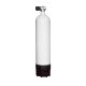 BTS 8.5 Litre 232 Bar Steel Cylinder with Left Handed DIN Valve, Blanking Plug & Boot S16716625