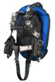 OMS Ocean Blue/Black 27Lb-12.5Kg Aluminum Comfort Harness III Performance Mono Signature Single Tank BC System S11718022