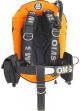 OMS Lava Orange/Black 27Lb-12.5Kg Stainless Steel Comfort Harness III Performance Mono Signature Single Tank BC System S11618016