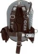 OMS Grey/Black 32Lb-14.5Kg Aluminum Comfort Harness III Performance Mono Signature Single Tank BC System S11618057