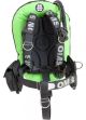 OMS Lizard Green/Black 32Lb-14.5Kg Stainless Steel Comfort Harness III Performance Mono Signature Single Tank BC System S11618086