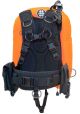 OMS Lava Orange/Black 27Lb-12.5Kg IQ Lite Cummerband Signature Harness Performance Mono Wing BC System Size ML S11618019