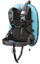 OMS Miami Blue/Black 27Lb-12.5Kg IQ Lite Harness Performance Mono Wing BC System Size S  S11618034