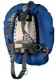 OMS Ocean Blue/Black 45Lb-20Kg Aluminum SmartStream Twin Tank BC System with Performance Double Wing S11818067